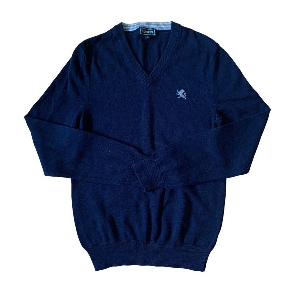 NWOT Men’s Express Navy Sweater Size Small